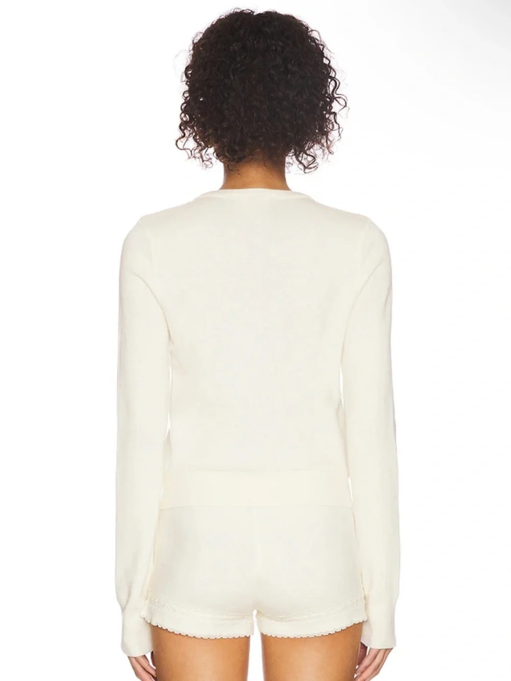 With Jean Poppy Top in Cream Size XXS